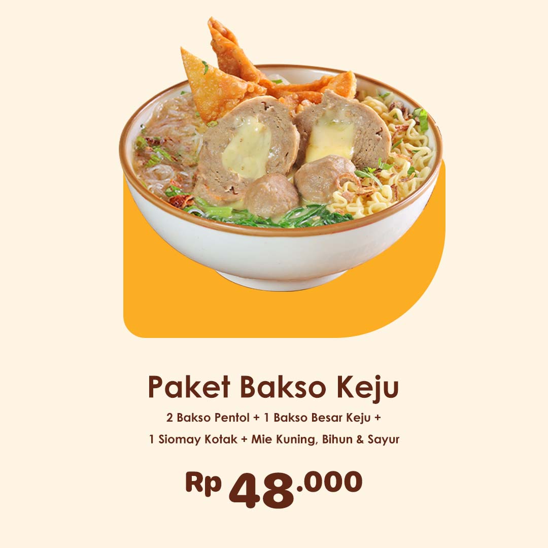 Paket Bakso Besar Keju
